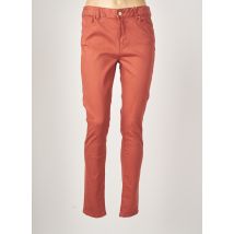C'EST BEAU LA VIE - Pantalon slim orange en coton - Femme - Taille 36 - Modz