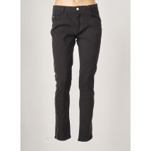 C'EST BEAU LA VIE - Pantalon slim noir en coton - Femme - Taille 36 - Modz
