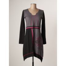 ALLER SIMPLEMENT - Robe courte gris en coton - Femme - Taille 40 - Modz
