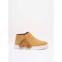 MINNETONKA - Baskets marron en cuir - Femme - Taille 37 - Modz