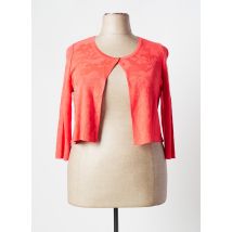 VIRIATO - Boléro orange en acrylique - Femme - Taille 44 - Modz