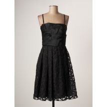 NISSA - Robe mi-longue noir en viscose - Femme - Taille 36 - Modz