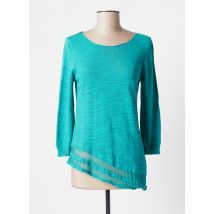 VIRIATO - Pull bleu en coton - Femme - Taille 38 - Modz