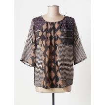 CRISTINA REJ - Blouse marron en polyester - Femme - Taille 36 - Modz