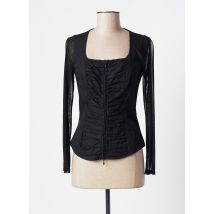 ANNE FONTAINE - Veste casual noir en coton - Femme - Taille 38 - Modz