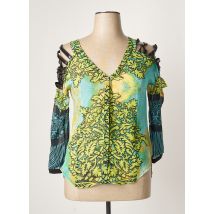 EROKE - Chemisier vert en polyester - Femme - Taille 36 - Modz