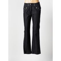 GARELLA - Pantalon droit noir en coton - Femme - Taille 38 - Modz