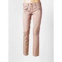 CRISTINA GAVIOLI - Pantalon slim rose en coton - Femme - Taille 40 - Modz