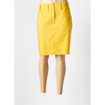 AVENTURES DES TOILES - Jupe mi-longue jaune en coton - Femme - Taille 42 - Modz