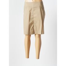 AVENTURES DES TOILES - Jupe mi-longue beige en coton - Femme - Taille 46 - Modz