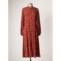 YERSE - Robe mi-longue orange en viscose - Femme - Taille 38 - Modz