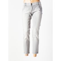 GAS - Jeans coupe slim gris en coton - Femme - Taille TU - Modz