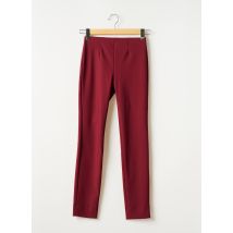 RAFFAELLO ROSSI - Legging rouge en polyamide - Femme - Taille 34 - Modz