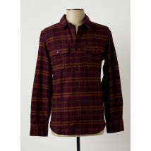 HARRIS WILSON - Chemise manches longues violet en coton - Homme - Taille S - Modz