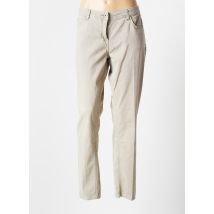 WOMENS BEST - Pantalon droit marron en coton - Femme - Taille 44 - Modz