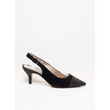 PERLATO - Sandales/Nu pieds noir en cuir - Femme - Taille 36 - Modz