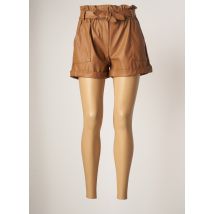 DONA LISA - Short beige en polyurethane - Femme - Taille 40 - Modz