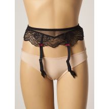 ANTINEA - Guêpière/Porte-jarretelle noir en polyamide - Femme - Taille 42 - Modz