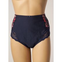 ELOMI - Culotte haute bleu en nylon - Femme - Taille 50 - Modz