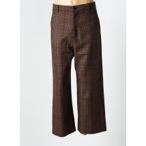 PHISIQUE DU ROLE - Pantalon droit marron en polyester - Femme - Taille 34 - Modz
