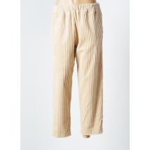 PHISIQUE DU ROLE - Pantalon droit beige en coton - Femme - Taille 38 - Modz