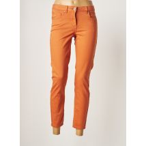 COPENHAGEN - Pantalon slim orange en coton - Femme - Taille TU - Modz