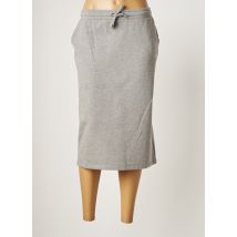 YEST - Jupe mi-longue gris en coton - Femme - Taille 40 - Modz