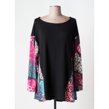 AN-VITO - Tunique manches longues noir en polyester - Femme - Taille 38 - Modz