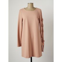XT STUDIO - Robe mi-longue rose en polyester - Femme - Taille 40 - Modz