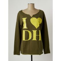 DEHA - Top vert en coton - Femme - Taille 40 - Modz
