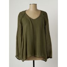 DEHA - Blouse vert en coton - Femme - Taille 36 - Modz
