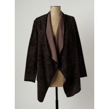 DEHA - Veste casual noir en coton - Femme - Taille 38 - Modz