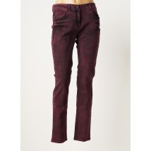 HUIT SIX SEPT - Pantalon slim violet en coton - Femme - Taille 42 - Modz