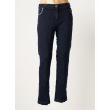 SO SOON - Pantalon slim bleu en coton - Femme - Taille 46 - Modz