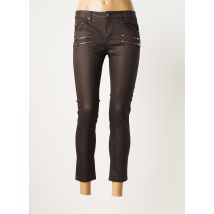 SO SOON - Pantalon 7/8 gris en coton - Femme - Taille 46 - Modz