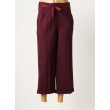 XT STUDIO - Pantalon 7/8 rouge en polyester - Femme - Taille 38 - Modz