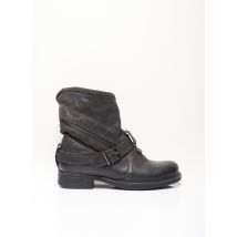 ELUE PAR NOUS - Bottines/Boots gris en cuir - Femme - Taille 36 - Modz