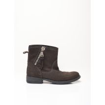 TAMARIS - Bottines/Boots marron en cuir pour femme - Taille 36 - Modz
