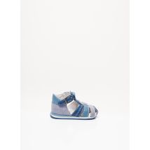 BOPY - Sandales/Nu pieds bleu en cuir - Garçon - Taille 18 - Modz