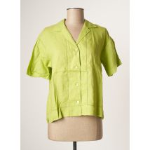 COMPTOIR DES COTONNIERS - Chemisier vert en lin - Femme - Taille 34 - Modz