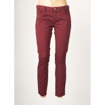 SUN VALLEY - Pantalon slim rouge en coton - Femme - Taille 40 - Modz