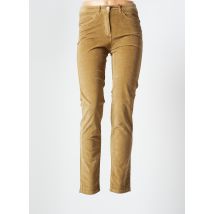 JOCAVI - Pantalon slim beige en coton pour femme - Taille 36 - Modz