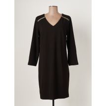 SIGNE NATURE - Robe mi-longue noir en polyester - Femme - Taille 40 - Modz