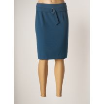 JENSEN - Jupe mi-longue bleu en polyester - Femme - Taille 42 - Modz