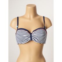 CHERRY BEACH - Haut de maillot de bain bleu en polyamide - Femme - Taille 85D - Modz