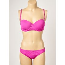 HISTOIRE DE PLAGE - Maillot de bain 2 pièces rose en polyamide - Femme - Taille 42 - Modz