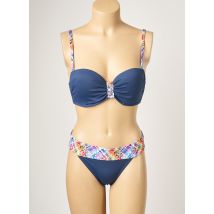 LPB - Maillot de bain 2 pièces bleu en polyamide - Femme - Taille TU - Modz