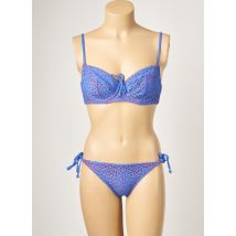 AUDELLE - Maillot de bain 2 pièces bleu en polyamide - Femme - Taille TU - Modz