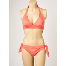 LPB - Maillot de bain 2 pièces orange en polyamide pour femme - Taille 40 - Modz