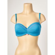 CHERRY BEACH - Haut de maillot de bain bleu en polyamide pour femme - Taille 80C - Modz